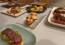 Algunas de las tapas que concurren al certamen.