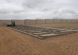 Zona nueva del cementerio municipal de Palencia.