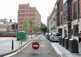 Cortes en la calle José María Lacort, en imagen de archivo.