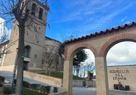 Entorno cercano a la Iglesia de San Matías Apóstol de Bobadilla del Campo