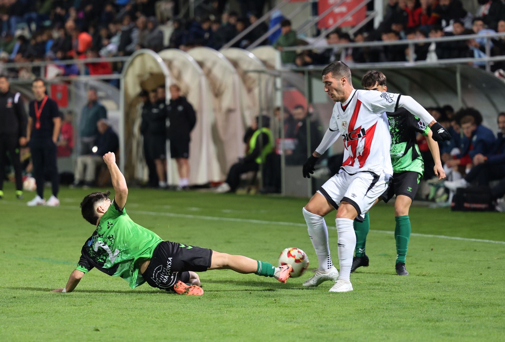 Así ha plantado cara el Villamuriel al Rayo Vallecano en el 0-5