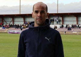 Pablo López 'Tuco', el domingo en el campo del Becerril.