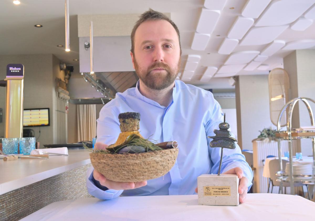 La tapa ganadora del primer premio, del restaurante Azul Mediterráneo, en un imagen de archivo.