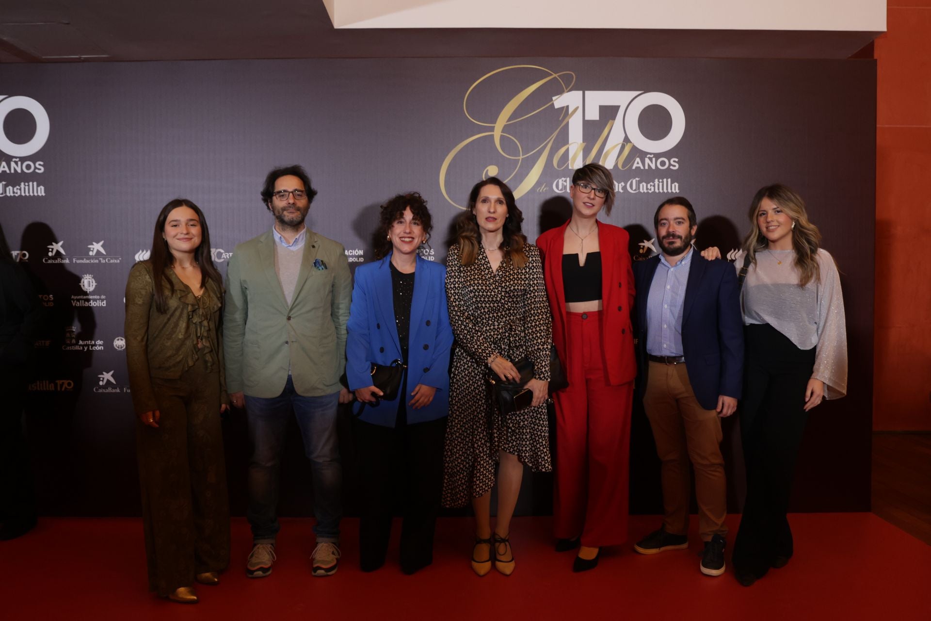 Marta Díez, Félix Oliva, Gloria Díez, Liliana Martínez, Inés Santos, Rubén Fariñas y Lucía Gutiérrez