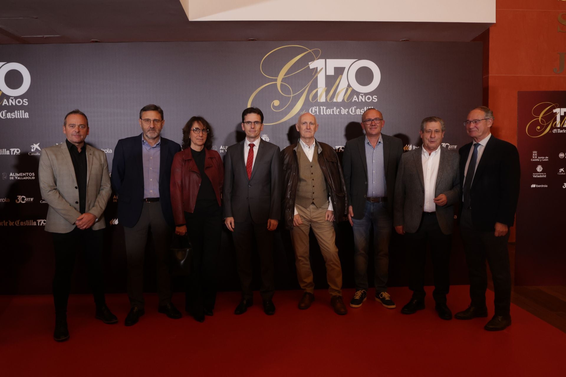 Juan Esteban, Francisco Ferreira, Calia García, Pedro Herrero, Alberto Palominio, Adolfo López, Carlos del Barrio y Antonio Otero