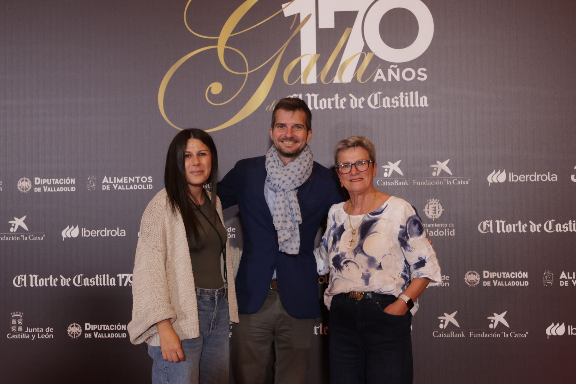 Berta Muñoz, Ricardo Álvarez y Margarita Castro