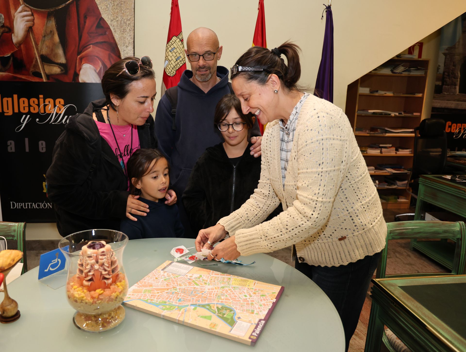 Así está Palencia de turistas y visitantes este puente