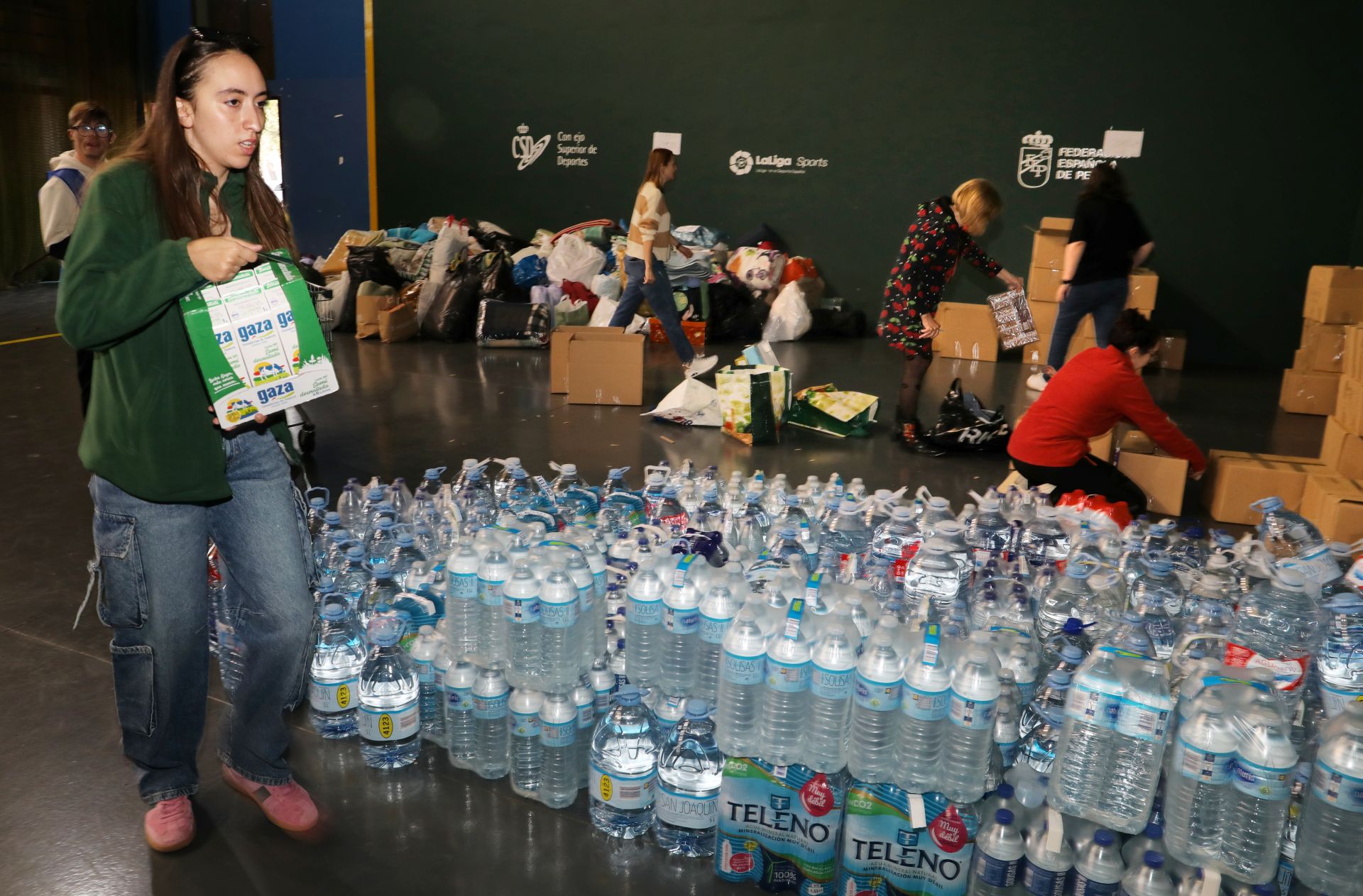 Palencia despliega solidaridad con Valencia