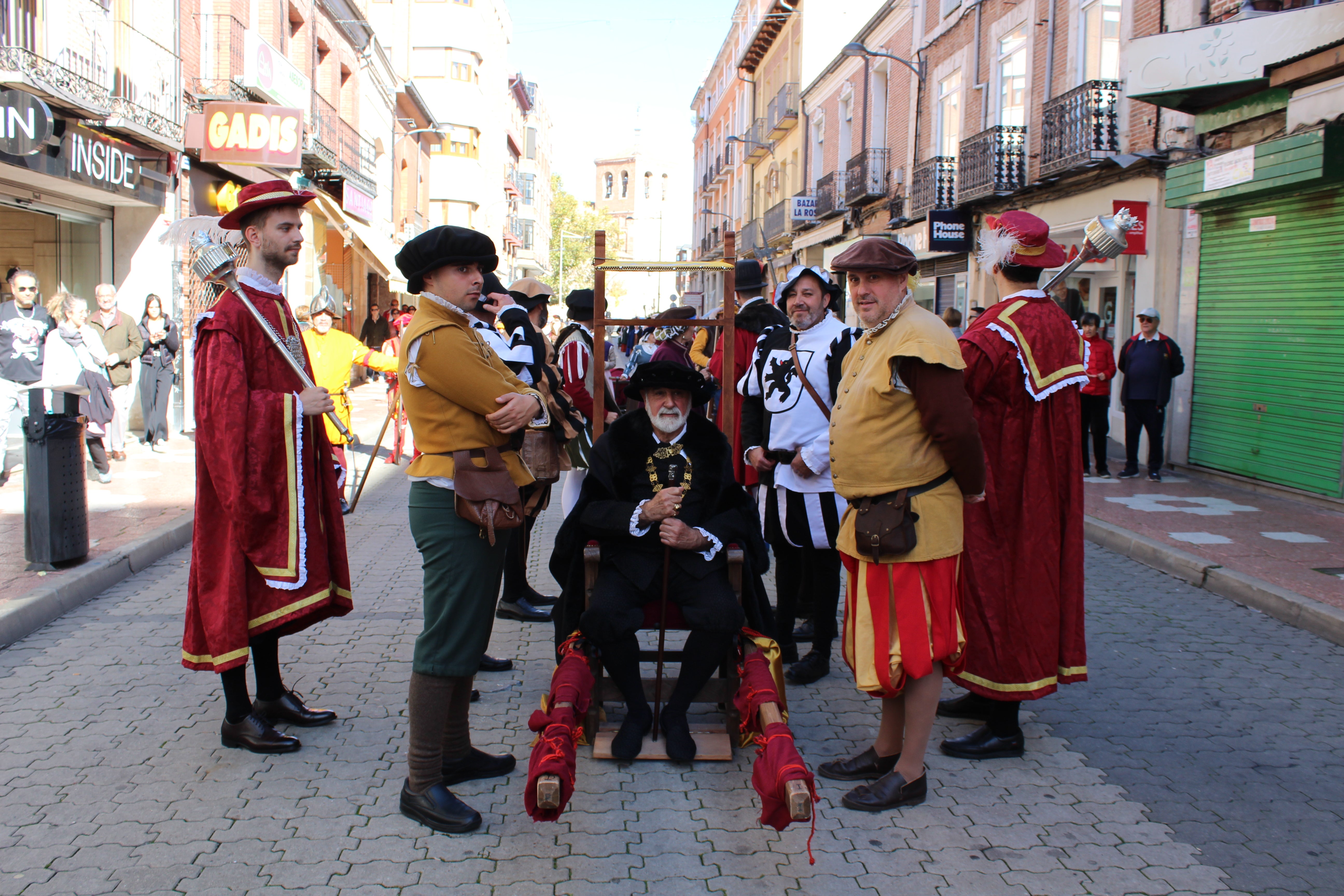 Llegada de Carlos V a Medina del Campo, en imágenes