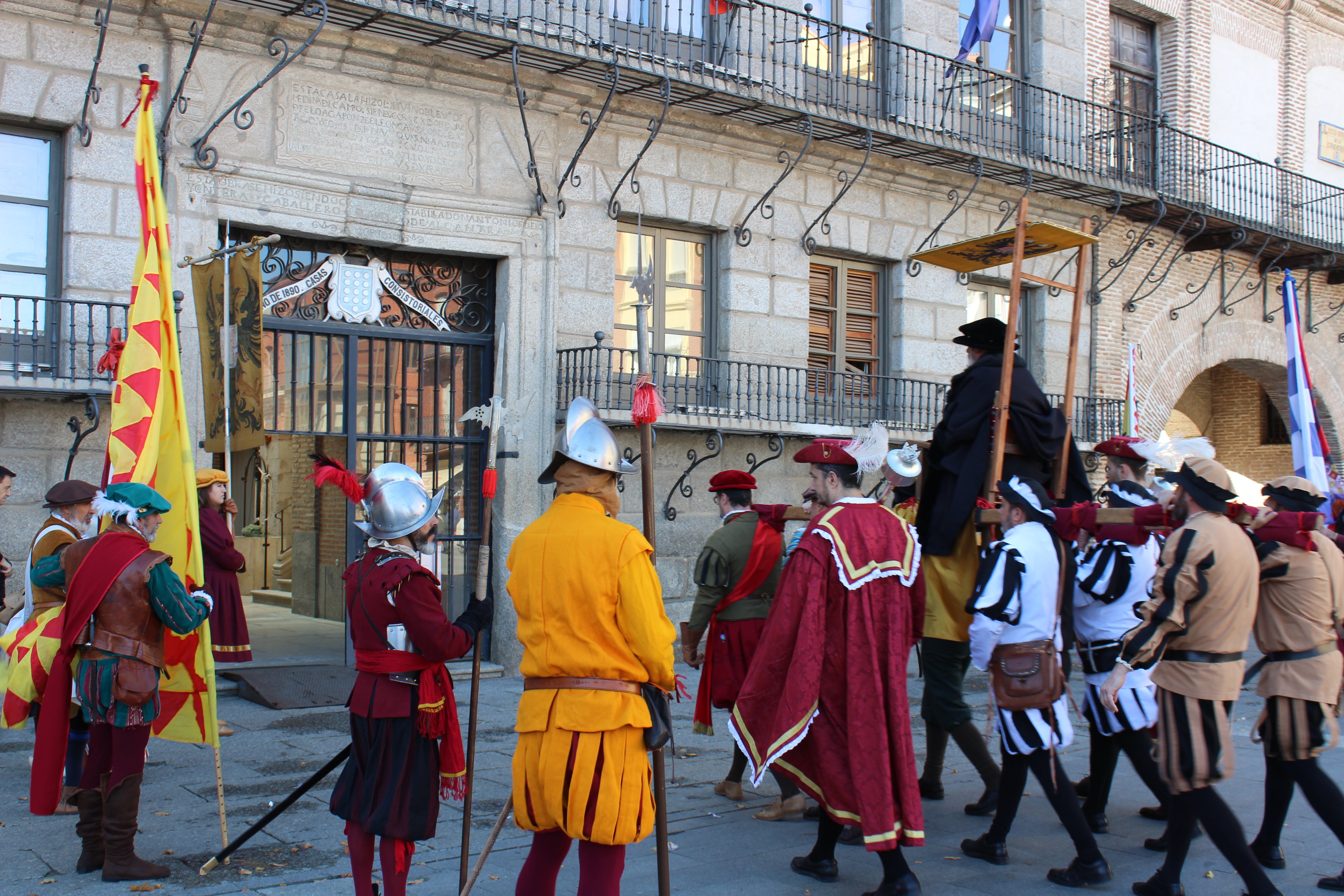 Llegada de Carlos V a Medina del Campo, en imágenes