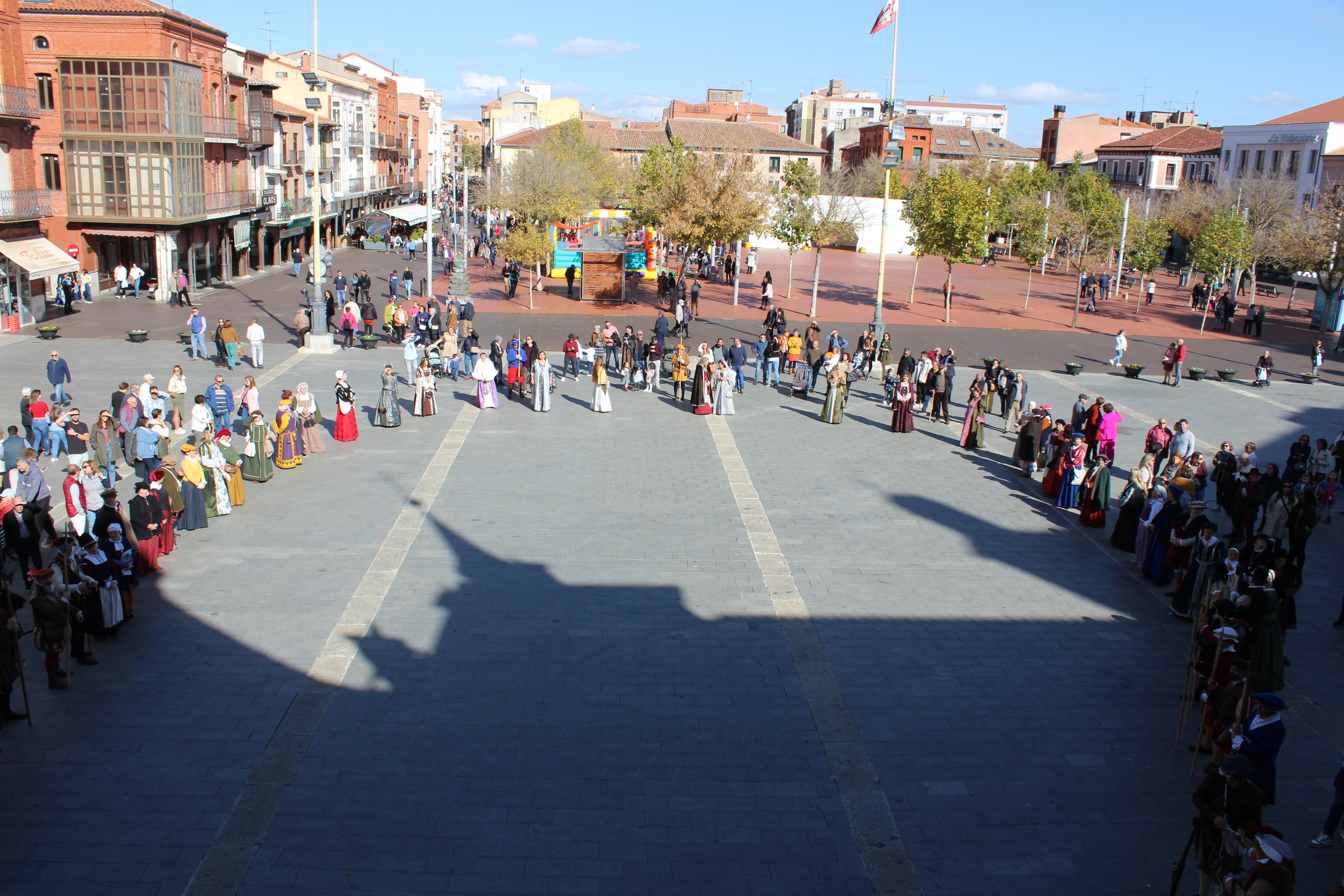 Llegada de Carlos V a Medina del Campo, en imágenes