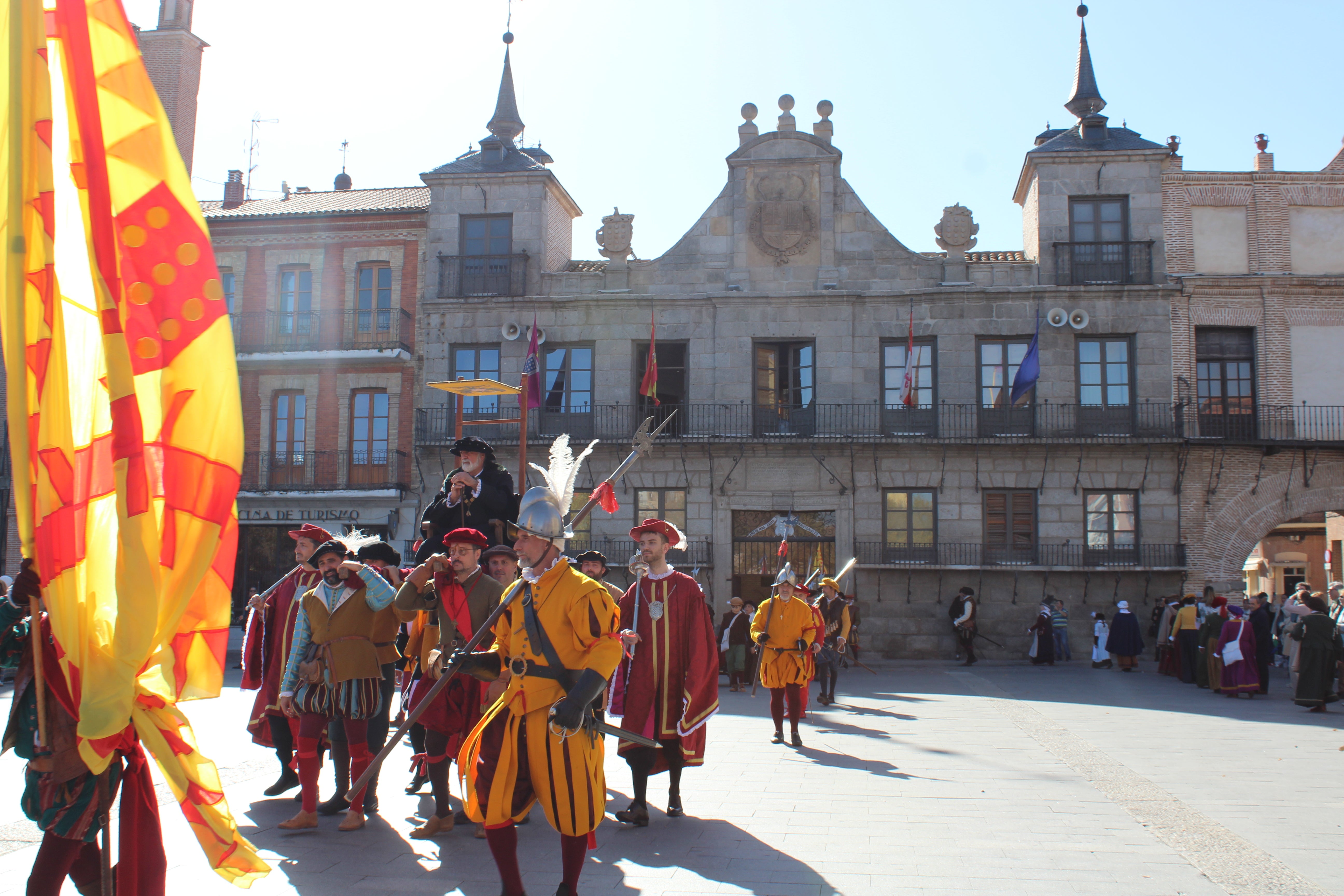 Llegada de Carlos V a Medina del Campo, en imágenes