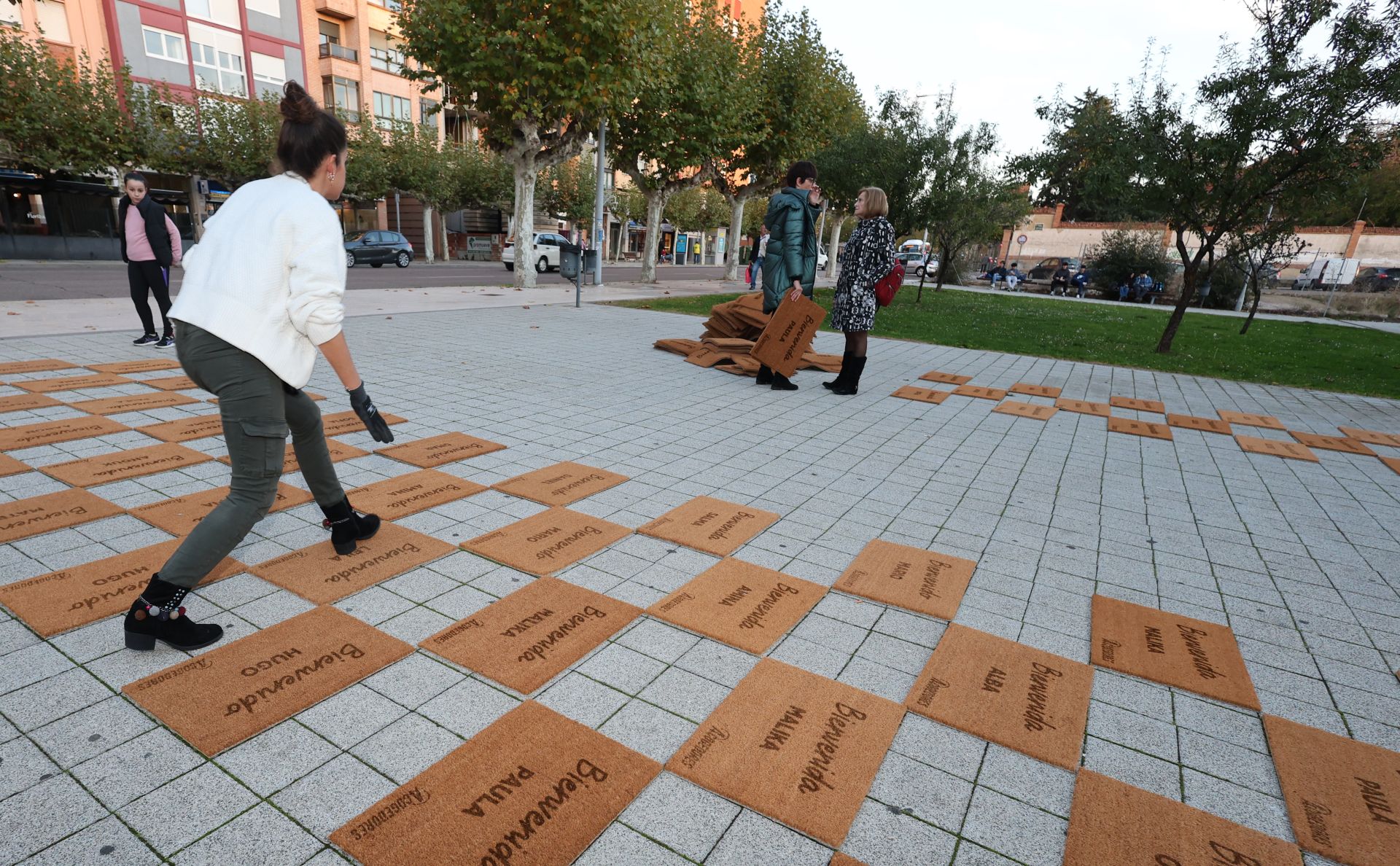 Trescientos felpudos por la acogida de menores en Palencia