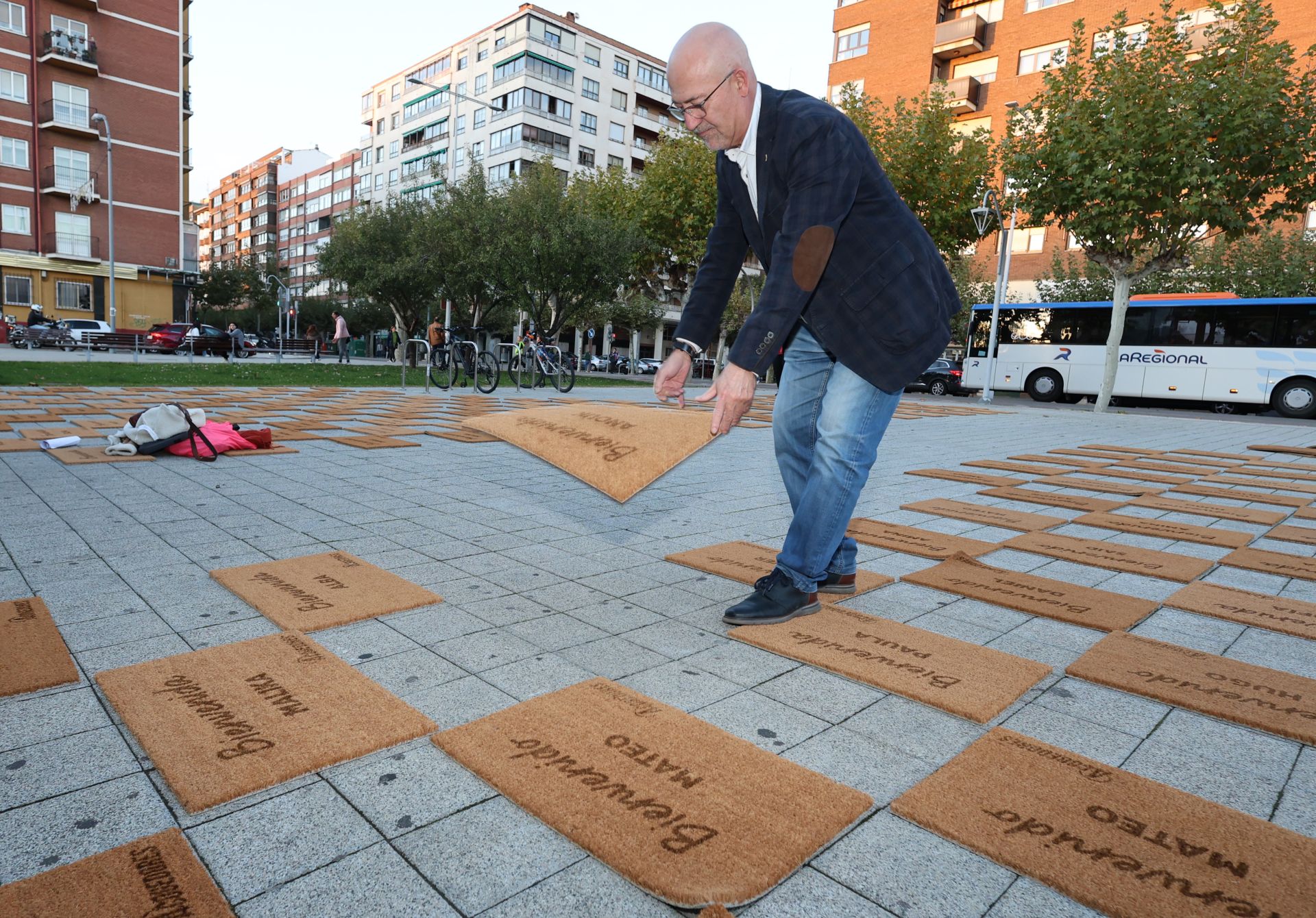 Trescientos felpudos por la acogida de menores en Palencia