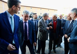 Felipe González, a su llegada al Foro organizado por El Norte de Castilla.