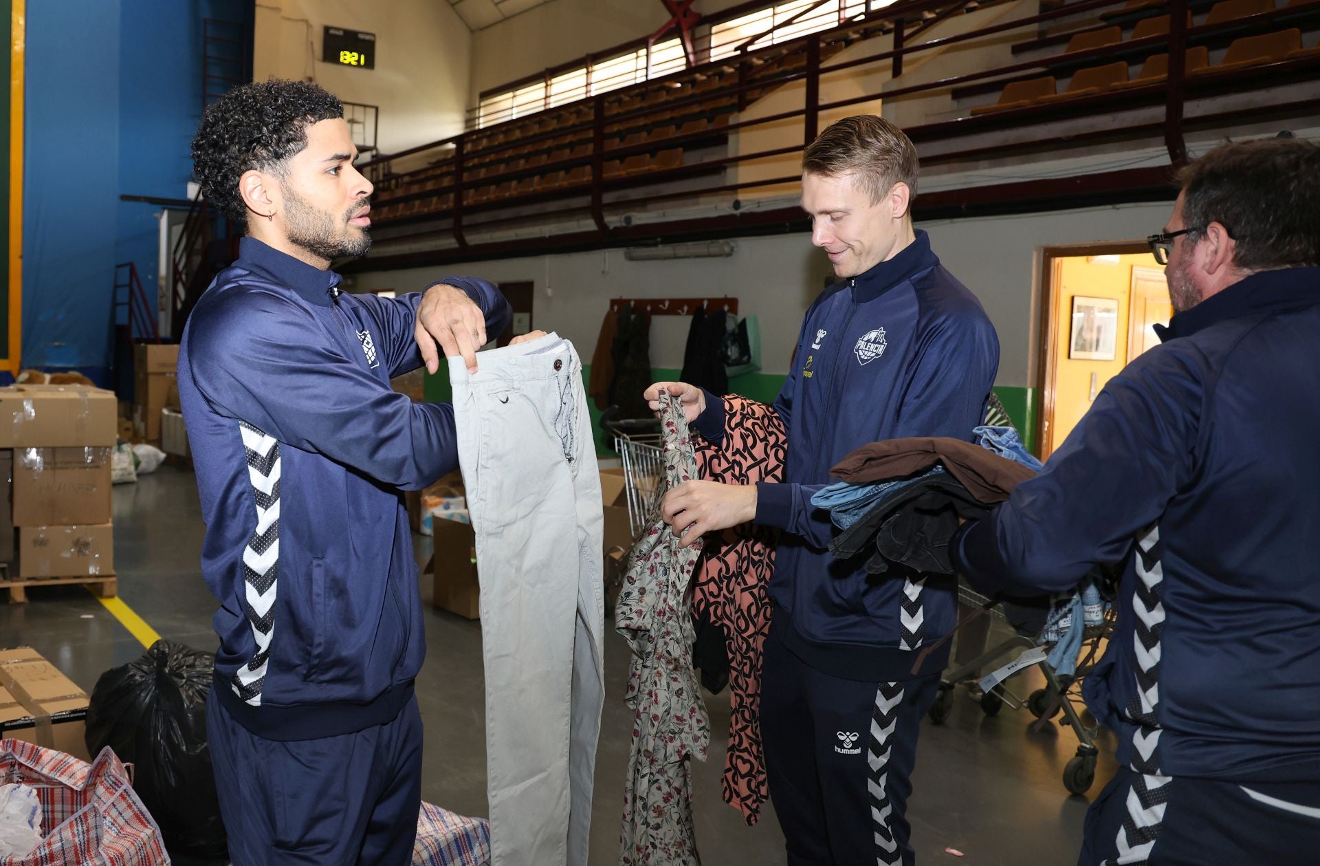 Así colabora el Palencia Baloncesto con la DANA