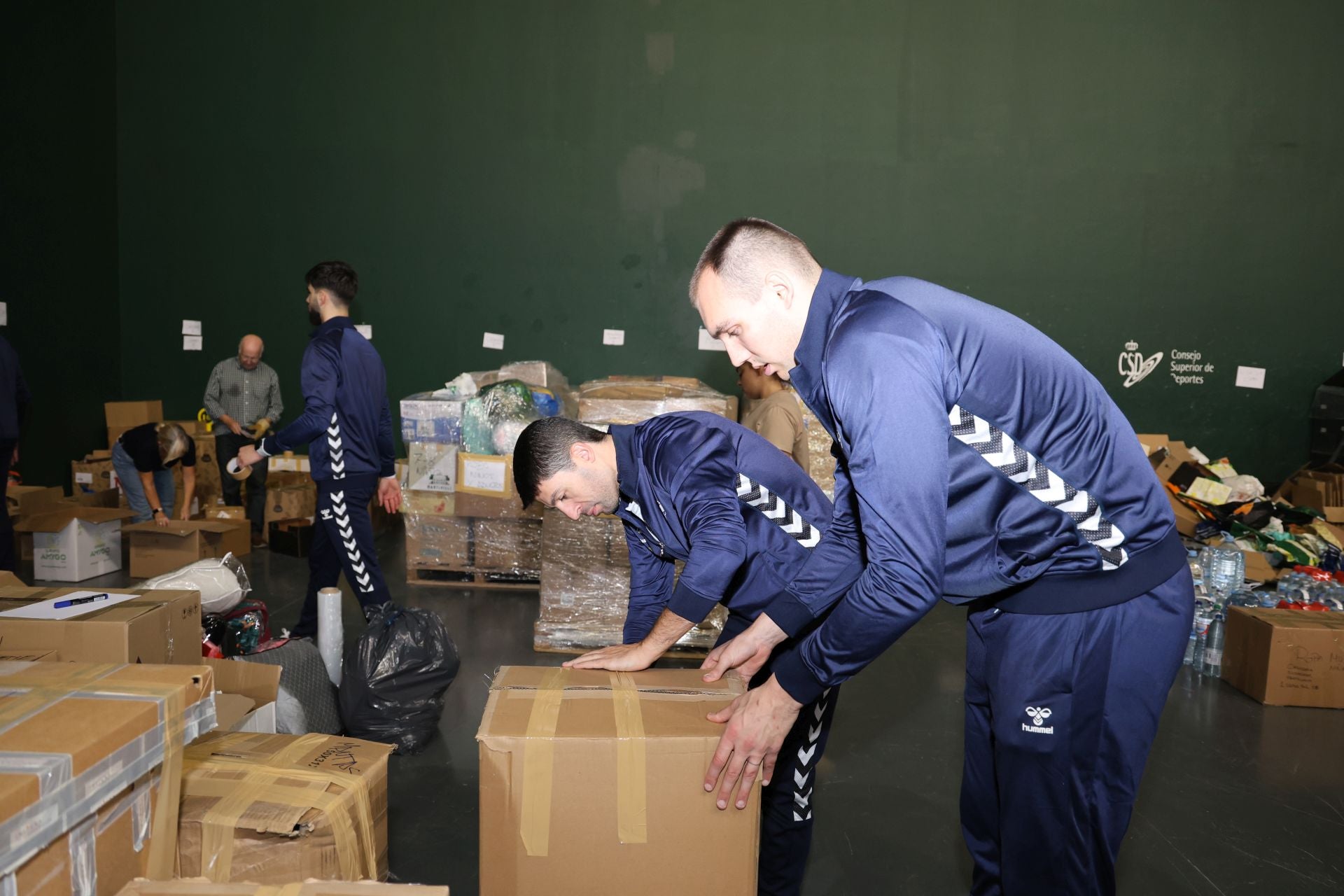 Así colabora el Palencia Baloncesto con la DANA