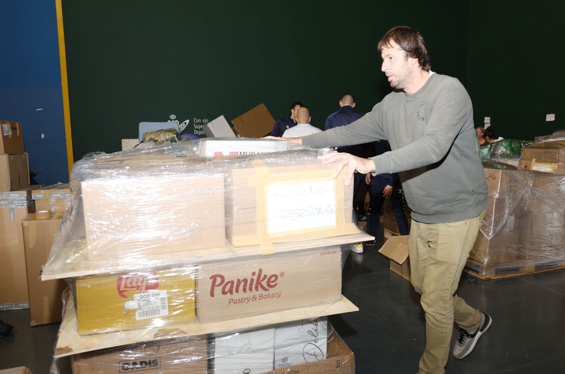Así colabora el Palencia Baloncesto con la DANA