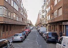 Calle Linares en Valladolid.