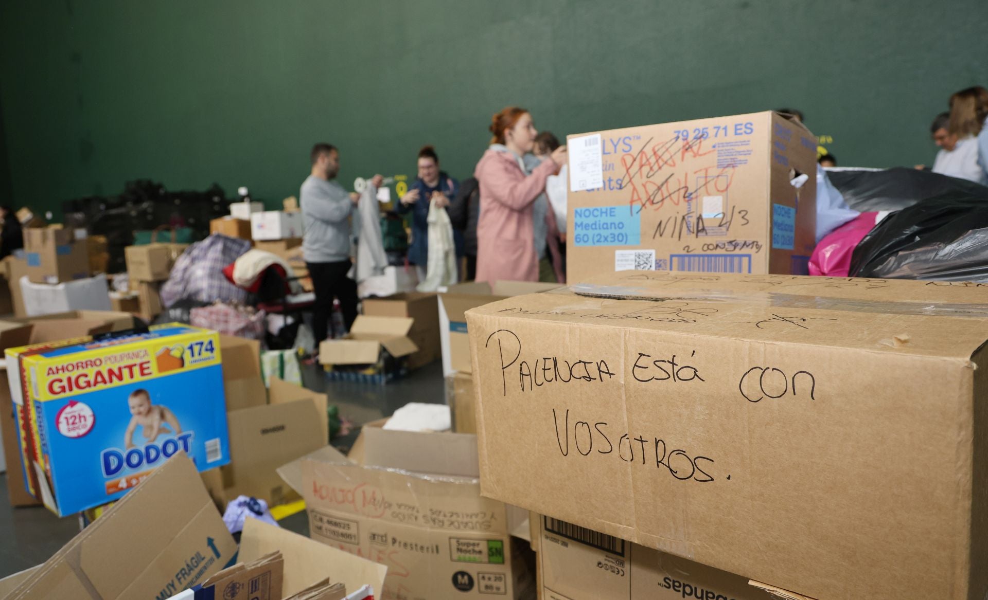 La solidaridad palentina se desborda en La Ensenada