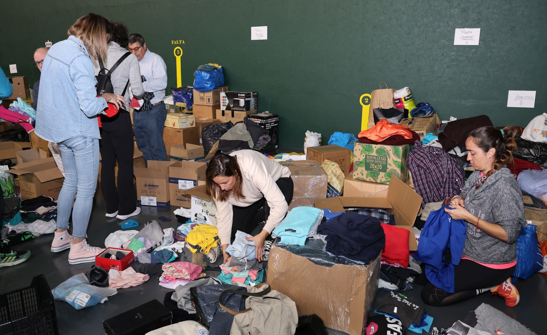 La solidaridad palentina se desborda en La Ensenada