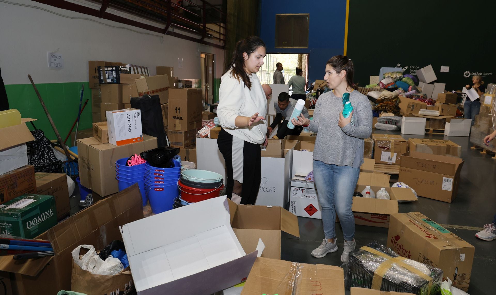 La solidaridad palentina se desborda en La Ensenada