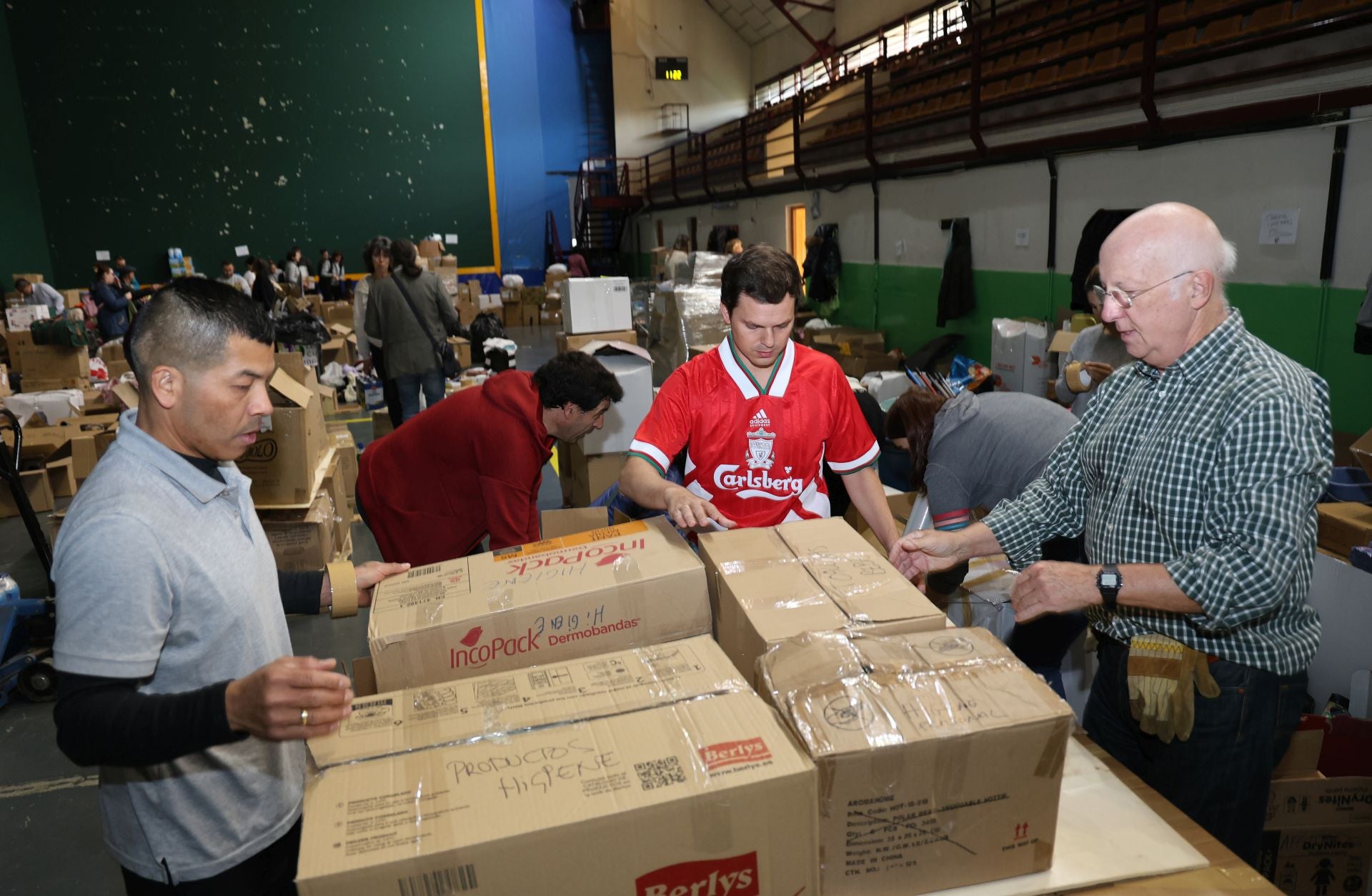 La solidaridad palentina se desborda en La Ensenada