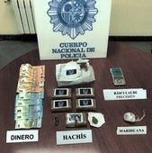 Detenidos cuatro hombres y una mujer por tráfico de drogas