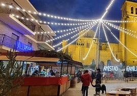 Mercado navideño de Villamuriel.