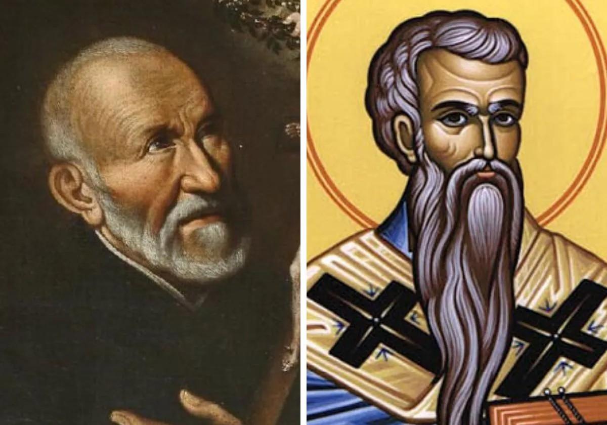 San Andrés Avelino y San León Magna papa.
