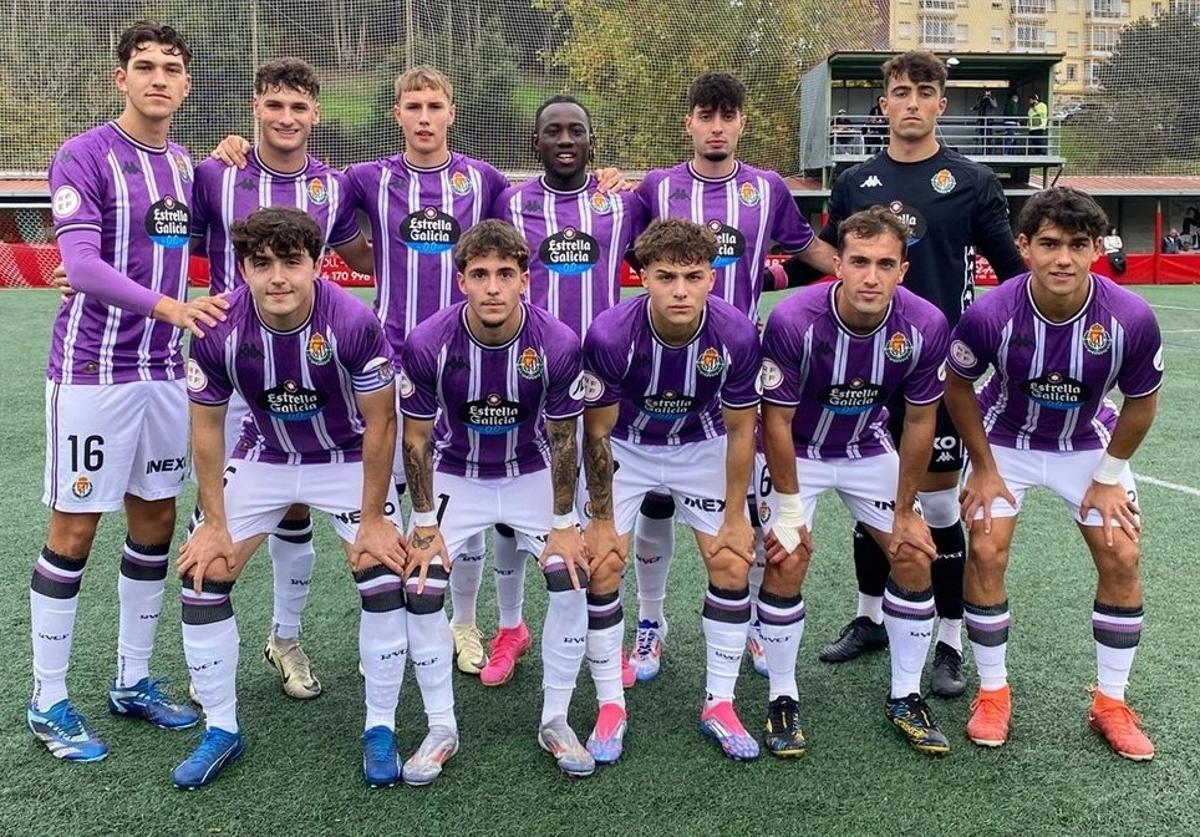 Once con el que saltó de inicio el Valladolid Promesas.