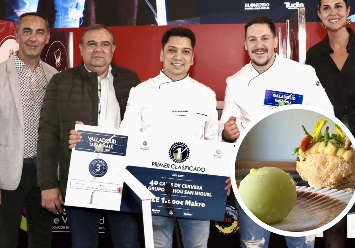 Los ganadores del concurso de pinchos de los barrios de Valladolid.