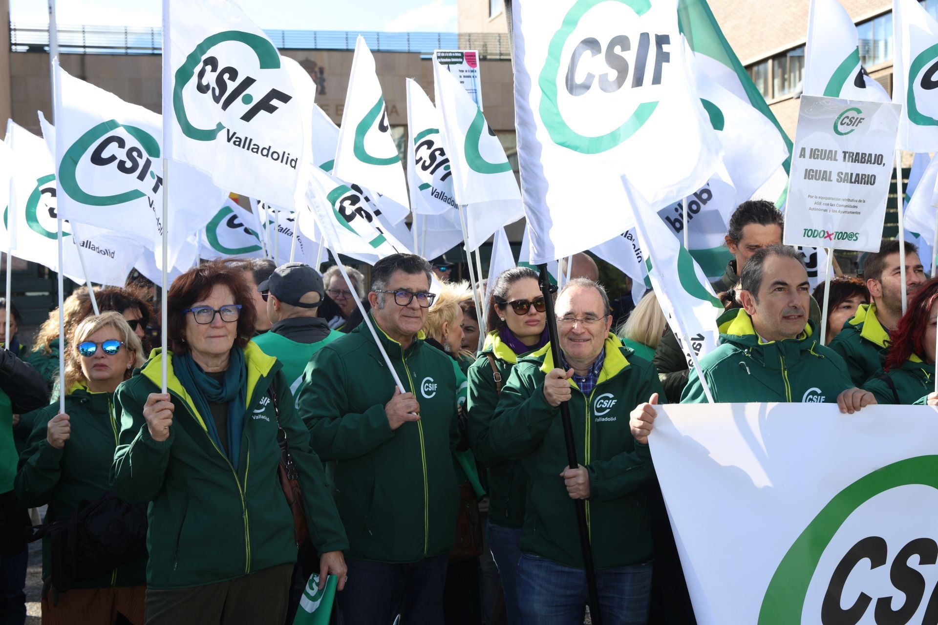 La manifestación de CSIF, en imágenes