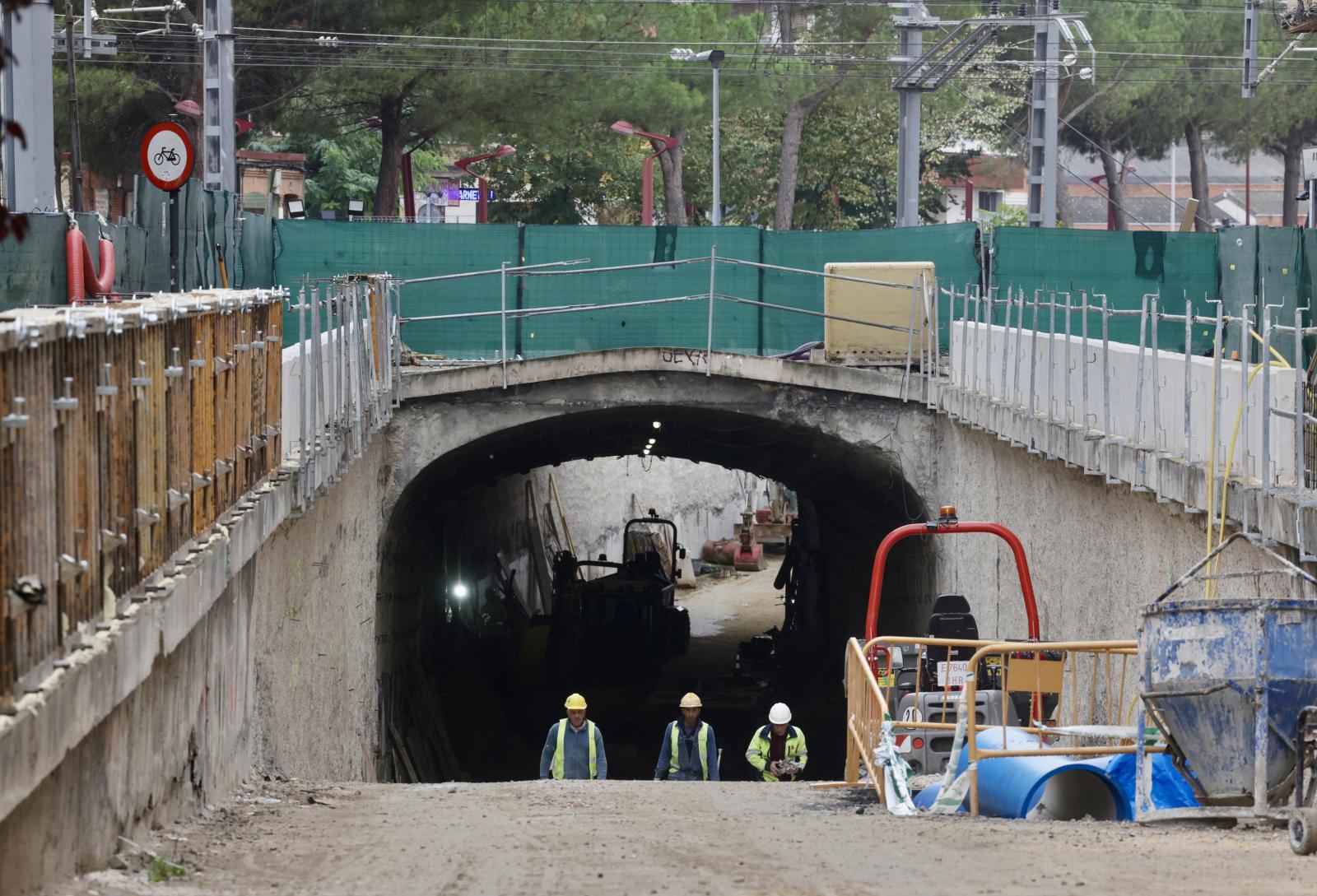 El avance en las obras del túnel de Labradores, en imágenes