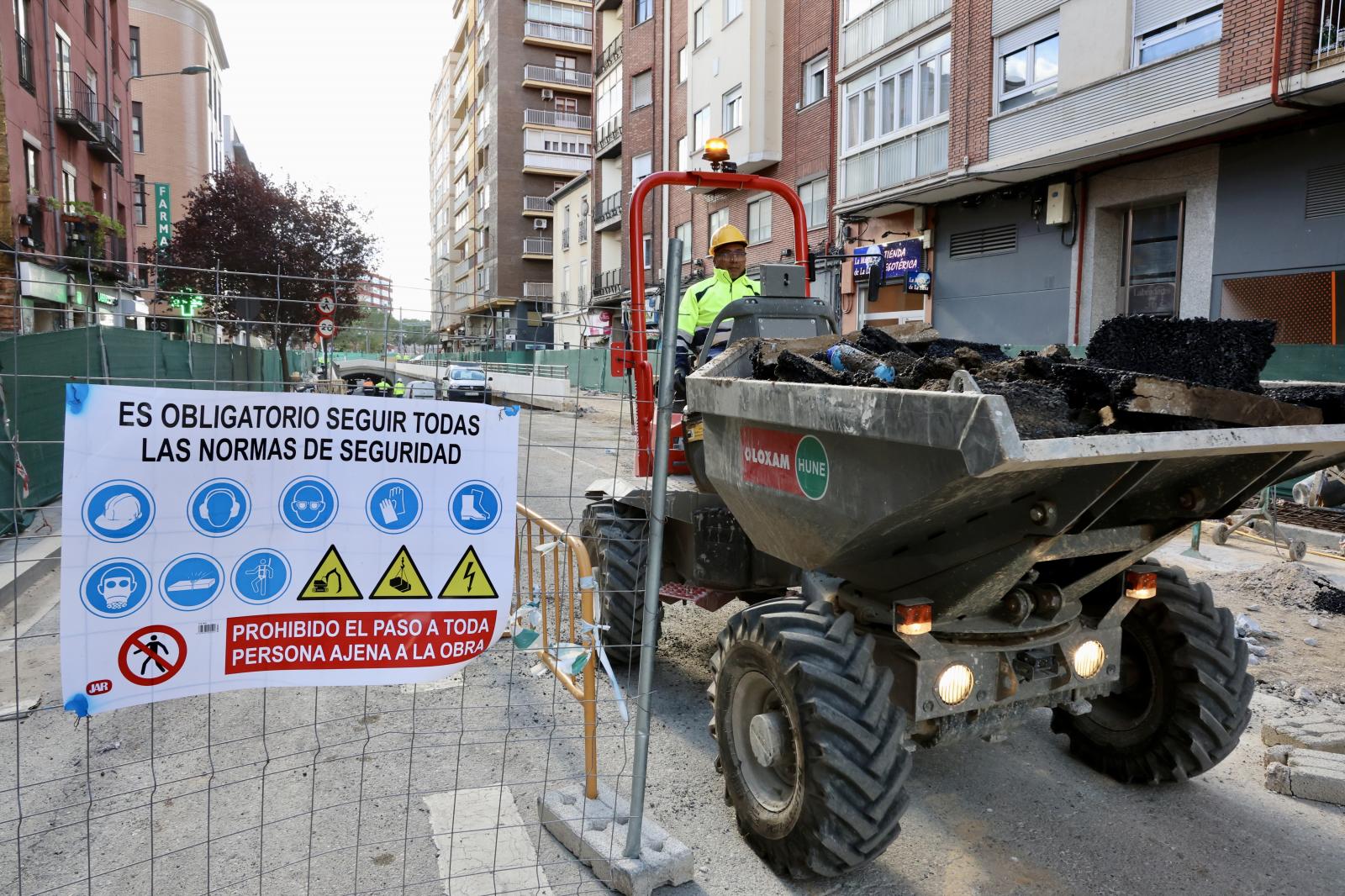 El avance en las obras del túnel de Labradores, en imágenes