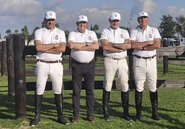 Juan Mendieta, Carlos Fernández, Javier Pérez y José María Viloria.