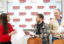 Presentación de las propuestas de CCOO sobre la nueva regulación del personal de Sacyl, este miércoles.