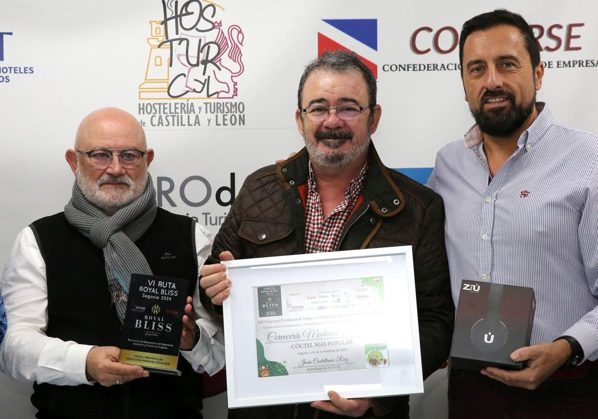 Los premiados en el concurso de tapas de San Frutos