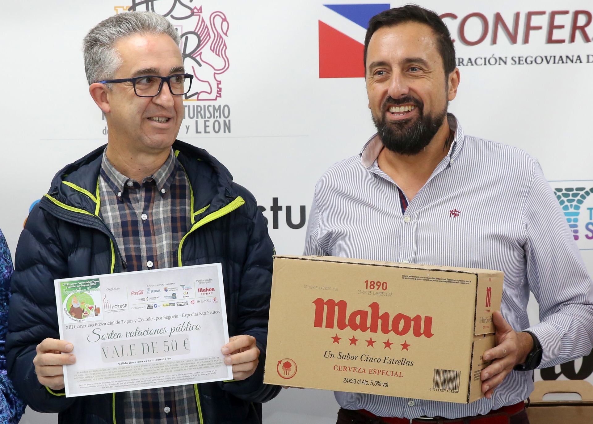 Los premiados en el concurso de tapas de San Frutos