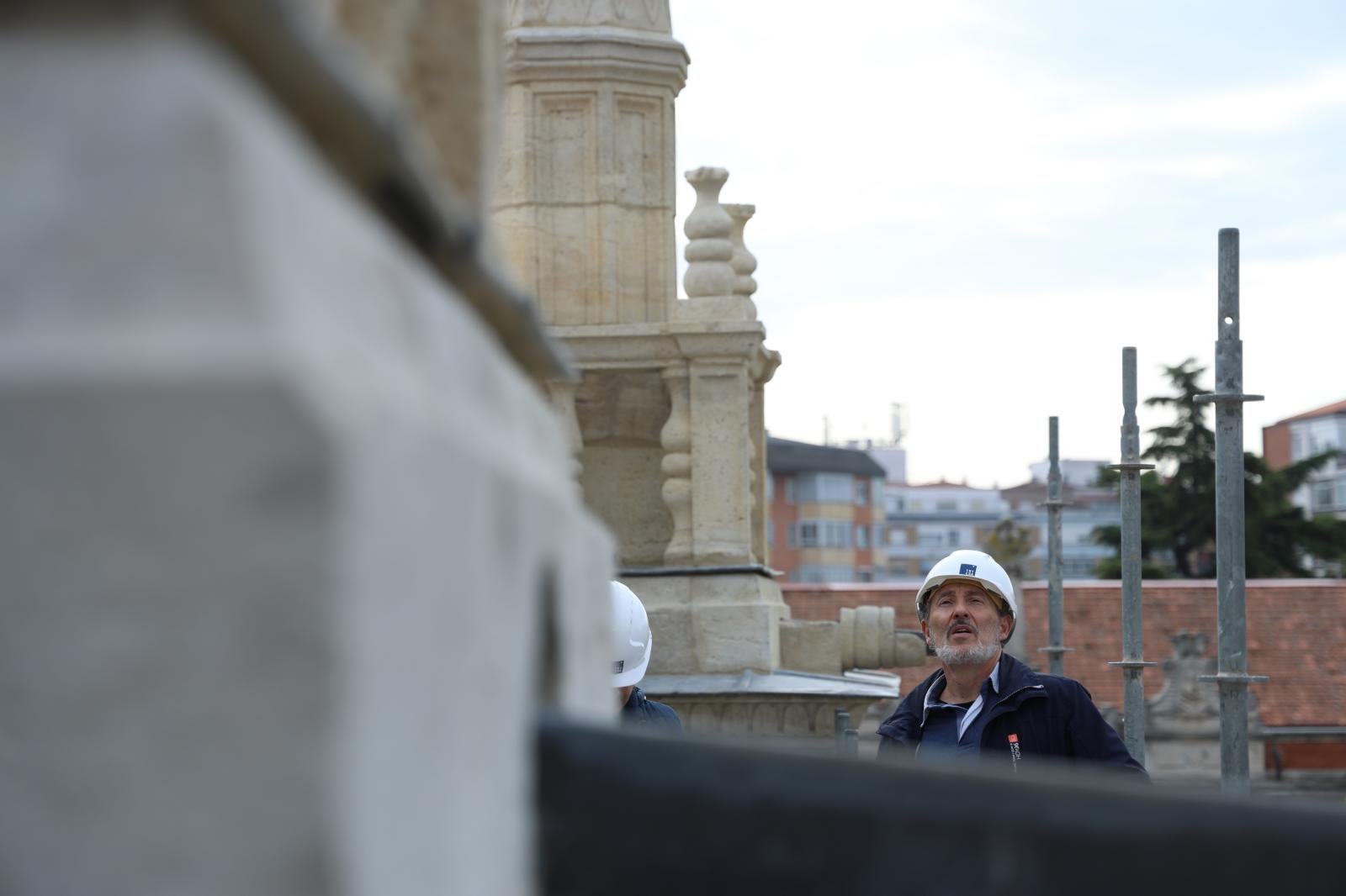 Las obras de rehabilitación del Palacio de Santa Cruz, en imágenes