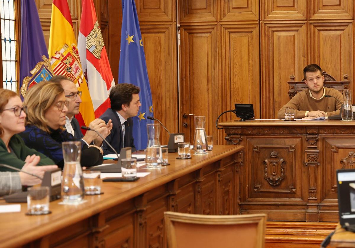 Pleno del Ayuntamiento de Palencia.