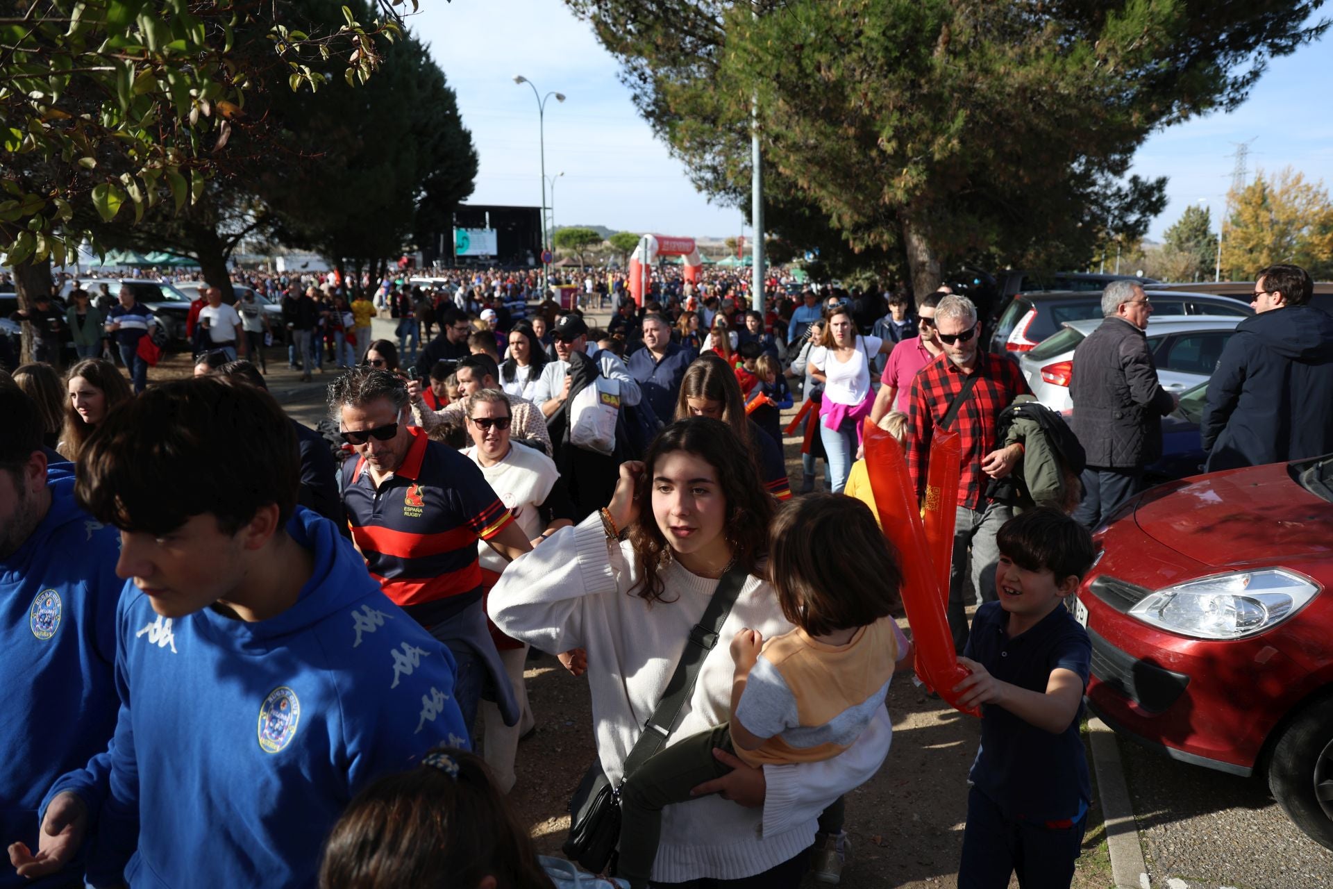 Las imágenes del ambiente en el José Zorrila para ver el España-Fiyi