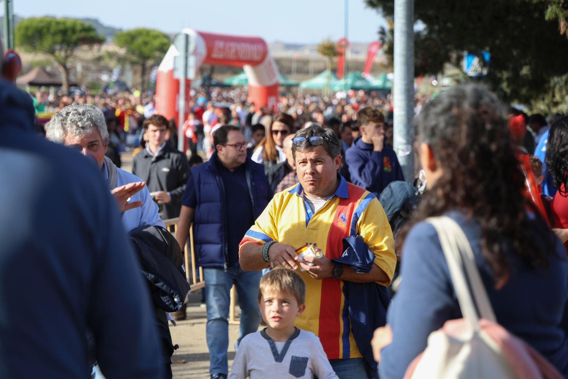 Las imágenes del ambiente en el José Zorrila para ver el España-Fiyi