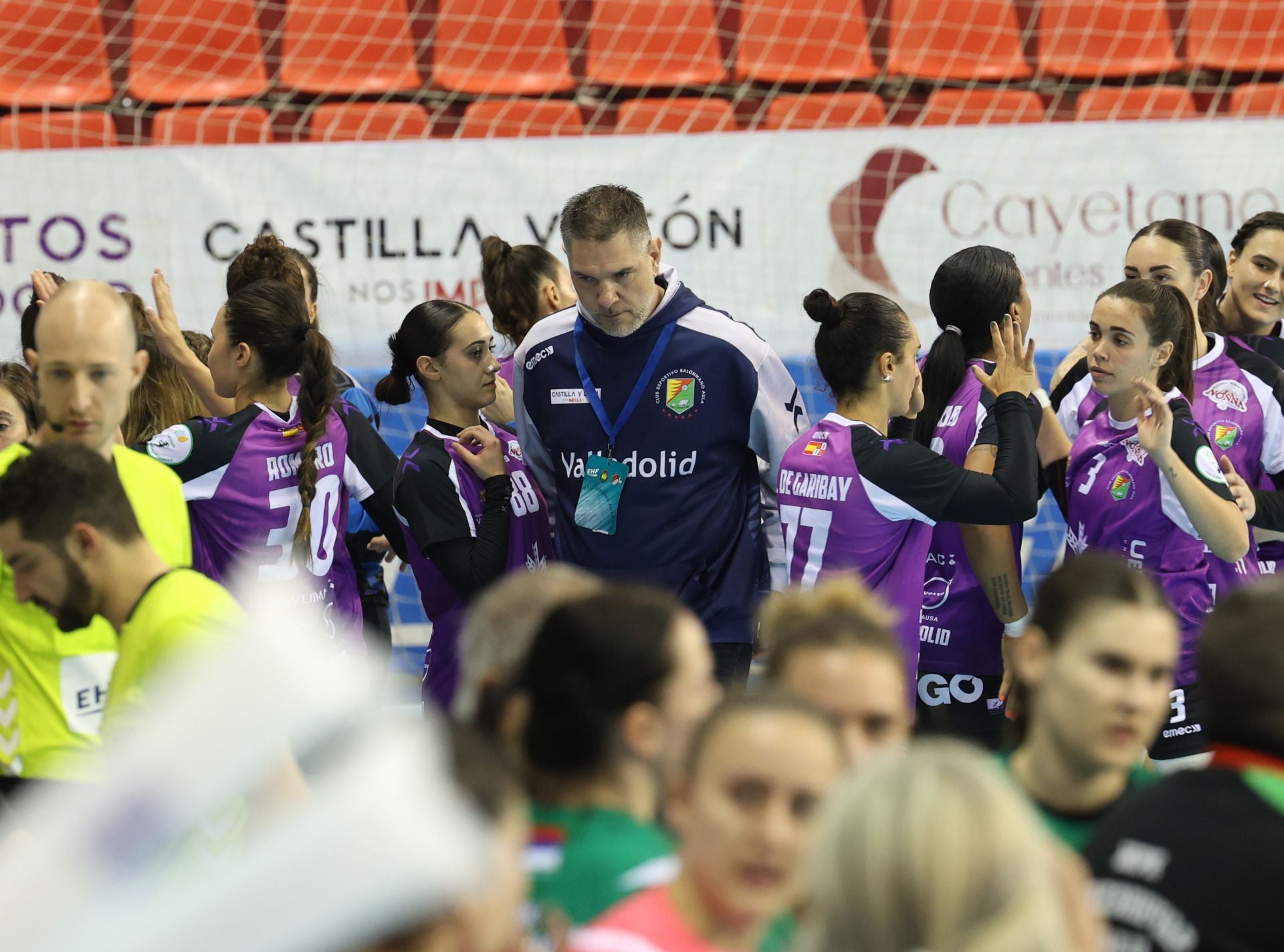 Las imágenes del partido del Aula en la de la EHF European Cup