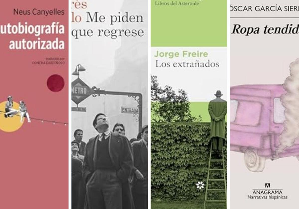 Portadas de los libros recomendados de la semana.