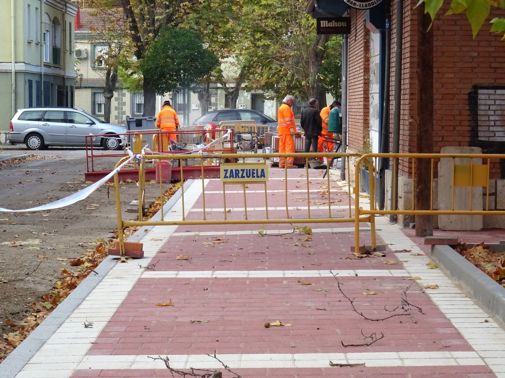 Obras de urbanización de la Plaza Marqués de Suances