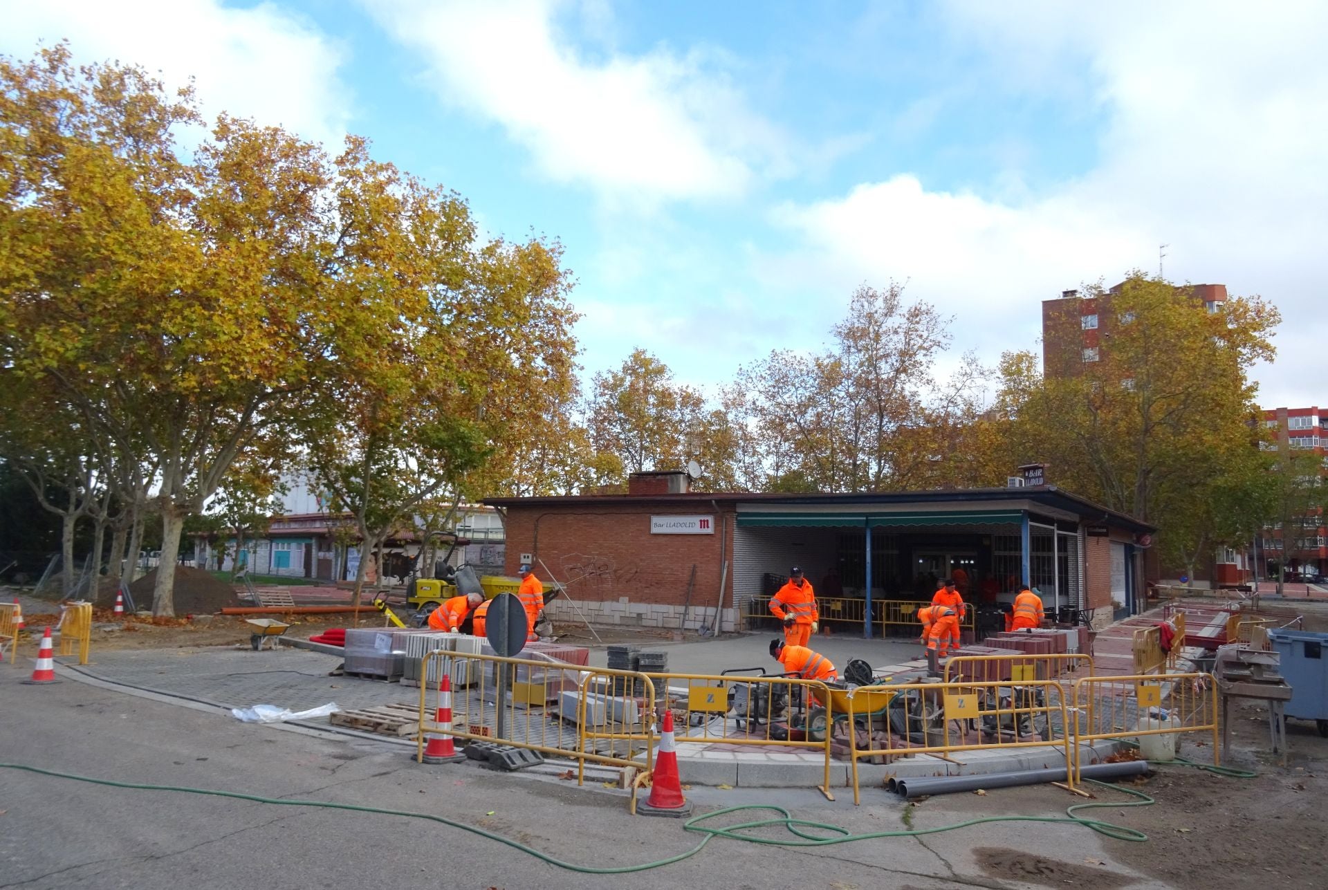 Obras de urbanización de la Plaza Marqués de Suances