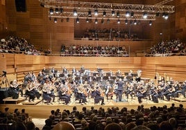 Un momento del concierto en el Auditorio Miguel Delibes.