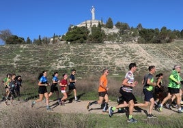 Participantes en el IX Trail Tres Cerros Palentinos.