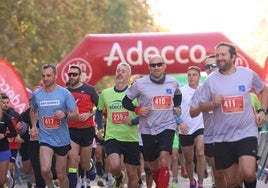 Participantes de la carrera de Adecco en Valladolid